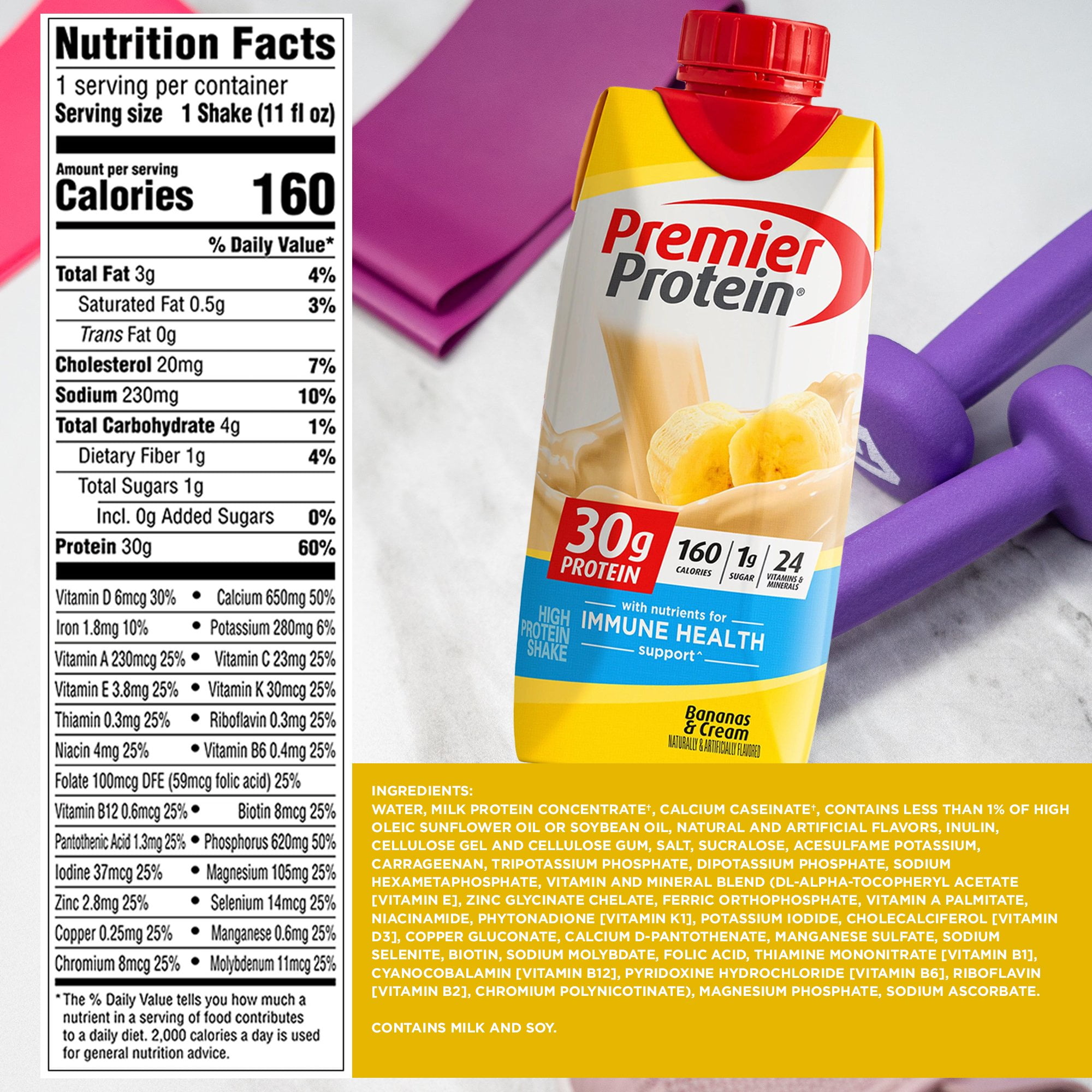 Premier Protein High Protein Shakes Variety Pack - 10 Flavors, 20 Pack - 11 Fl. Oz Each