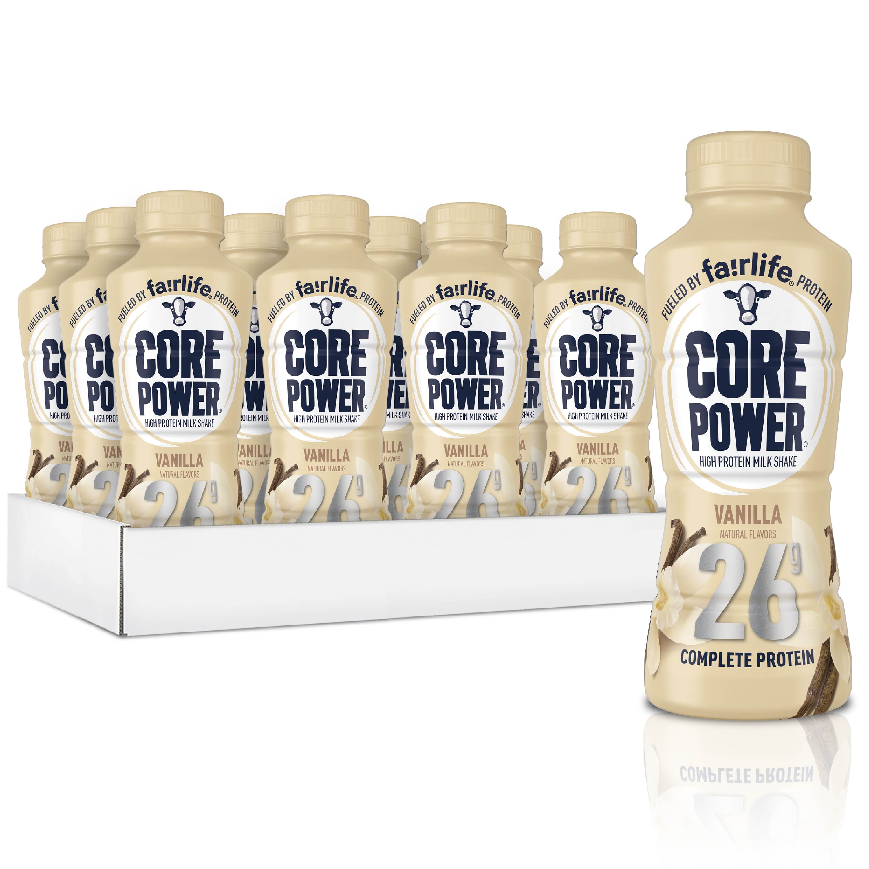 CORE POWER PROTEIN SHAKE - 26G PROTEIN - 14OZ - PACK OF 12 VANILLA