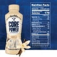 CORE POWER PROTEIN SHAKE - 26G PROTEIN - 14OZ - PACK OF 12 VANILLA