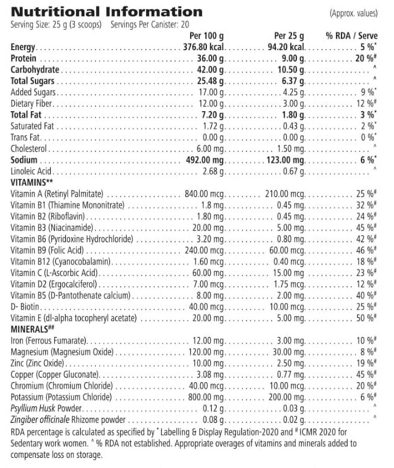 Herbal Vanilla Formula 1 Protein Shake 400g