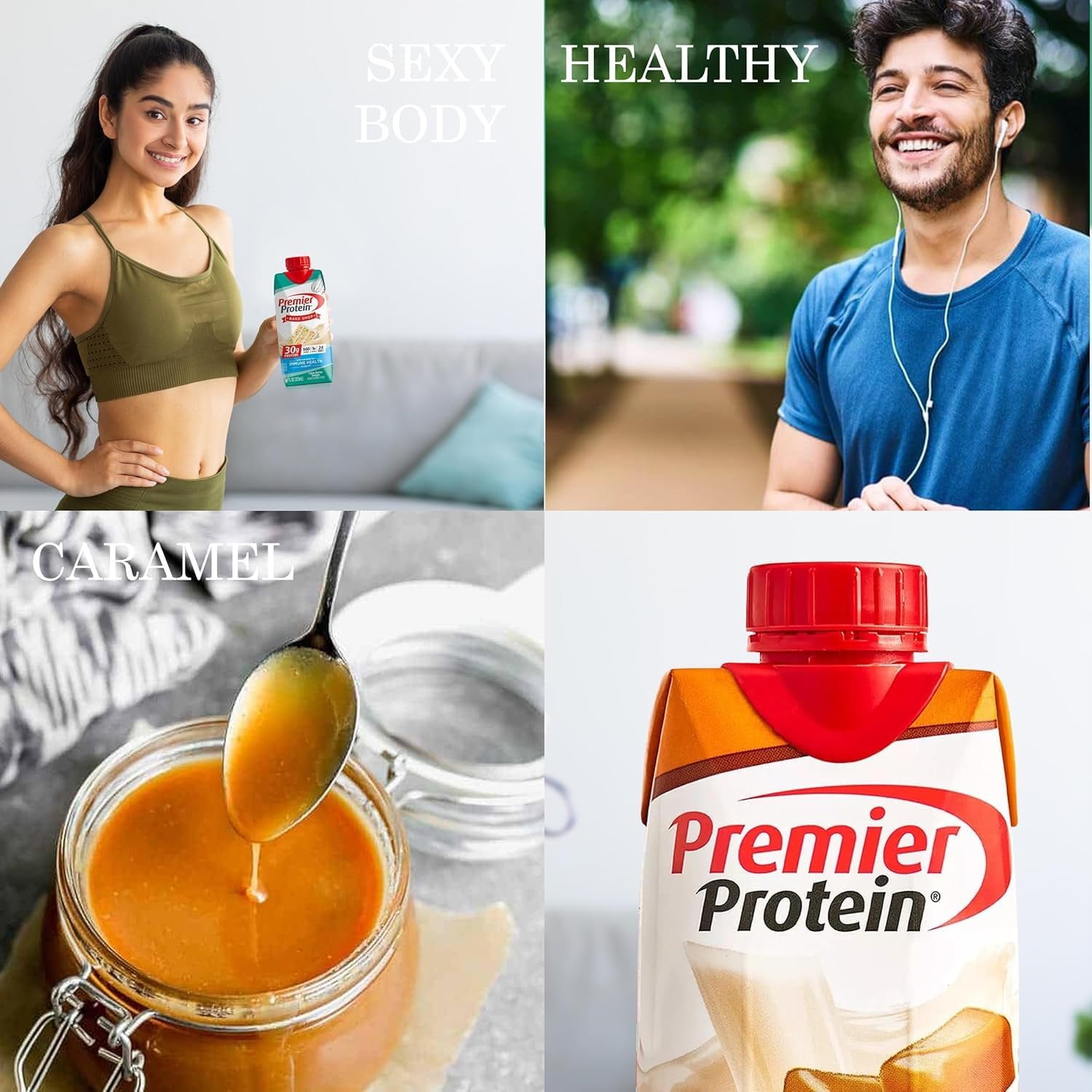 THE AWARD BOX PREMIER PROTEIN CARAMEL HIGH PROTEIN SHAKES - 10 BOTTLES, 11 FL OZ EACH