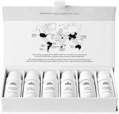 Alo Essential Oils Collection: 6 Mood-Transforming Scents for Relaxation, Energy, Focus (6 x 10mL)