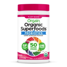 Orgain Organic Vegan Green Superfoods Powder, Berry Flavor, 0.62lb