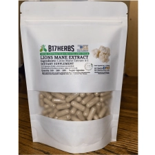Lions Mane Mushroom Extract 4:1 | Extra Strength Polysaccharides | Dried Herbal Supplement - 100 Veg. Caps