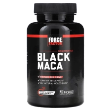 Force Factor Black Maca Supplement, 90 Capsules