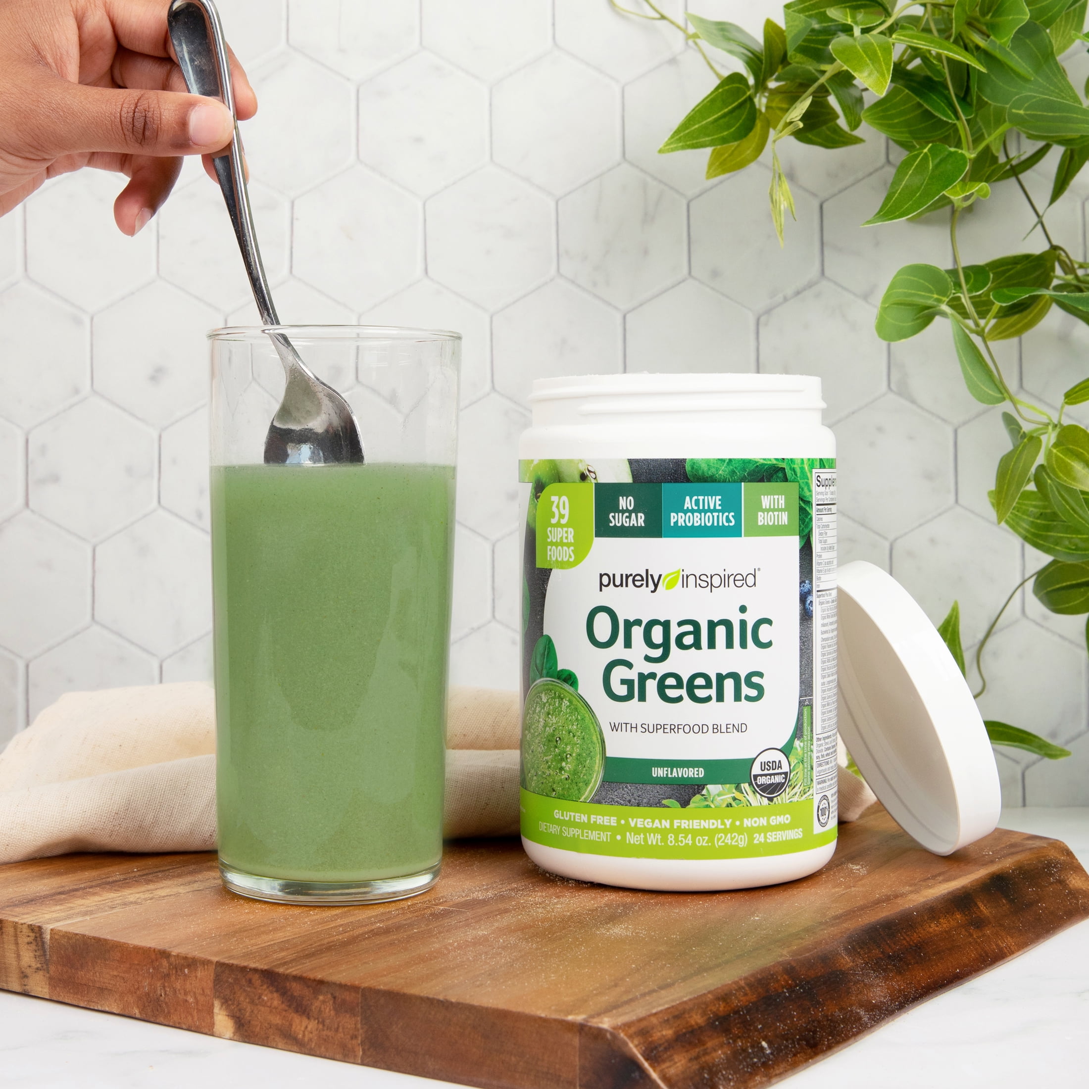 Organic Greens Superfood Powder Blend, 8.57 oz, 24 Servings