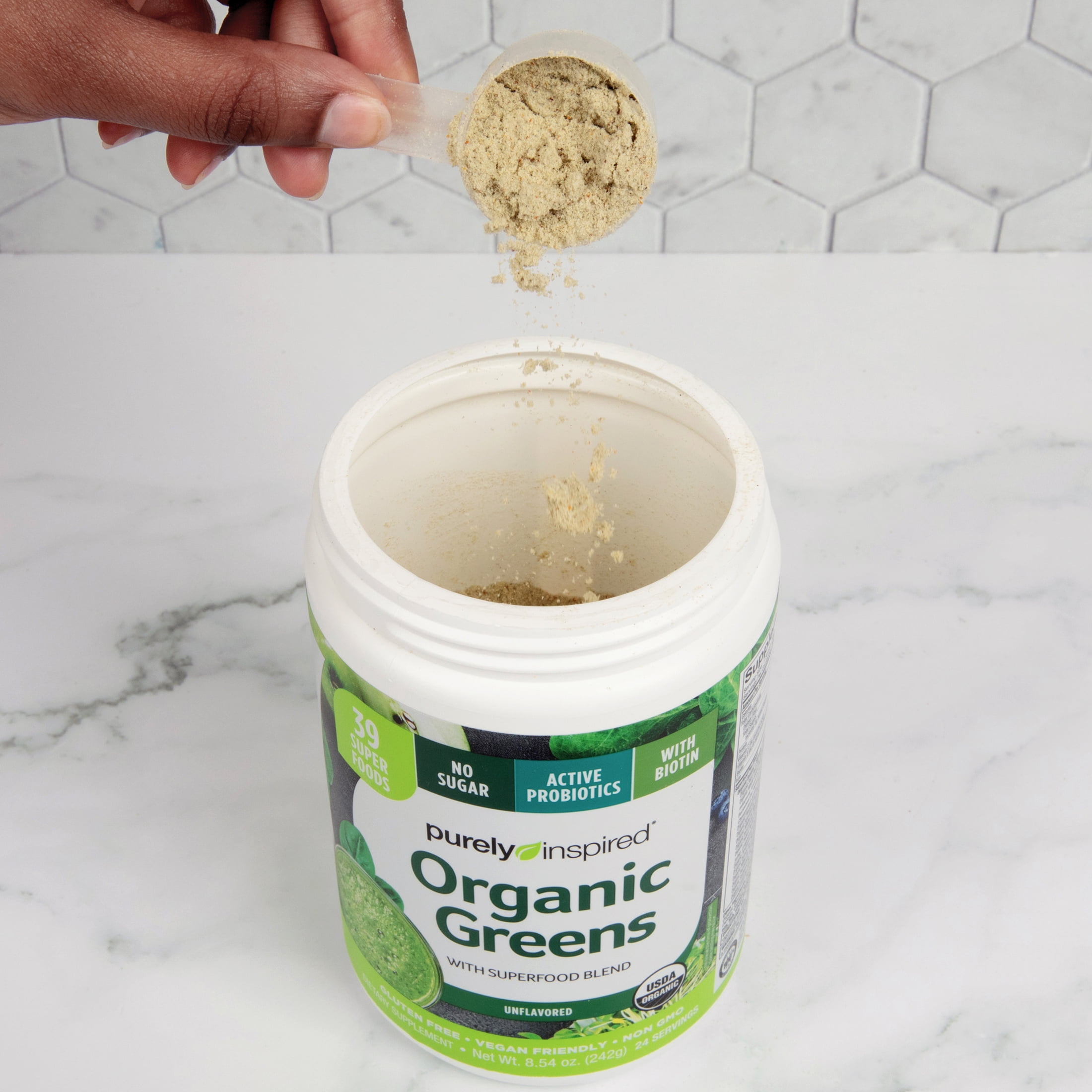 Organic Greens Superfood Powder Blend, 8.57 oz, 24 Servings