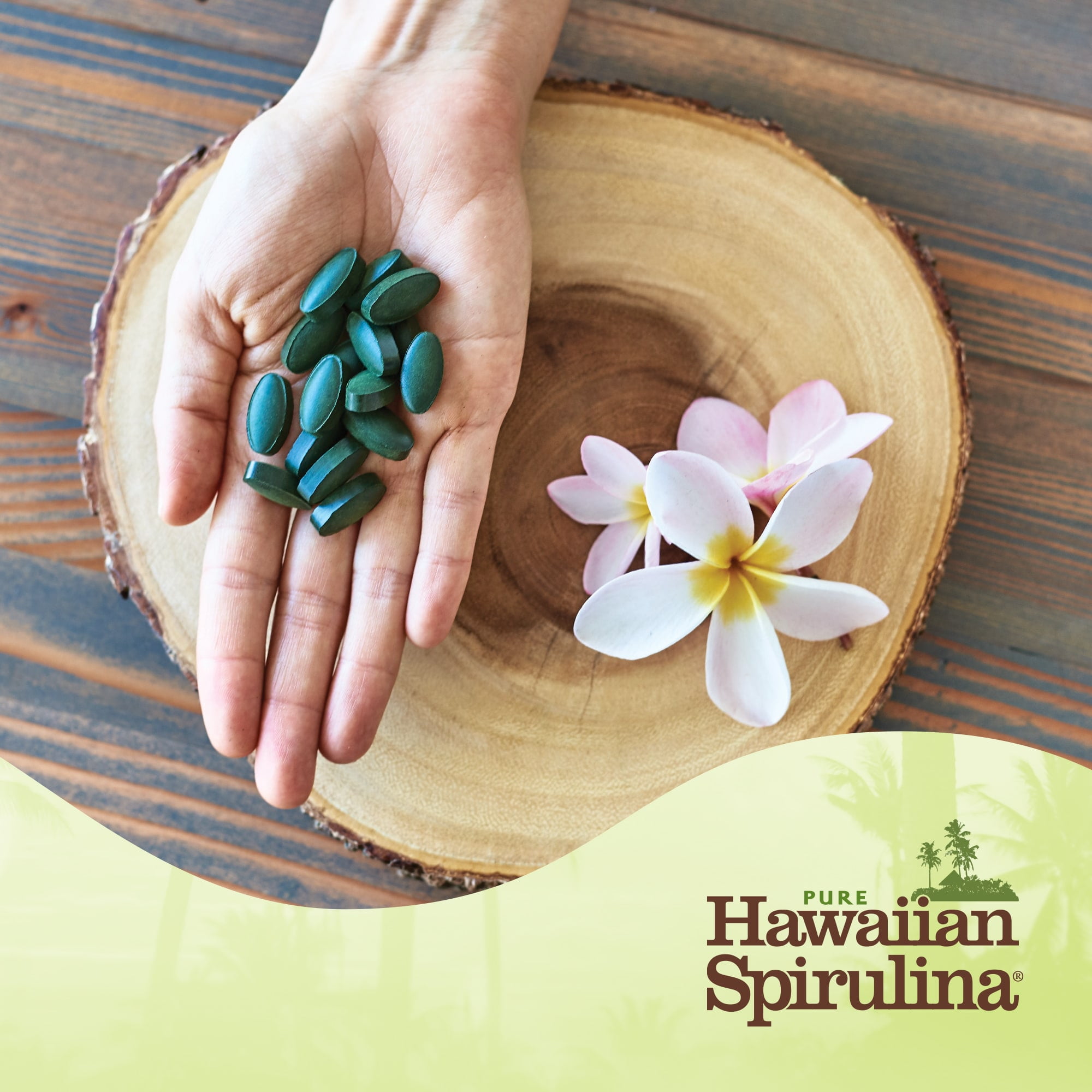 Hawaiian Spirulina Tablets 500mg - 200 Count