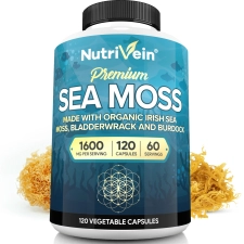 Sea Moss Capsules 1600mg - Keto Detox, Gut & Joint Support - 120 ct.