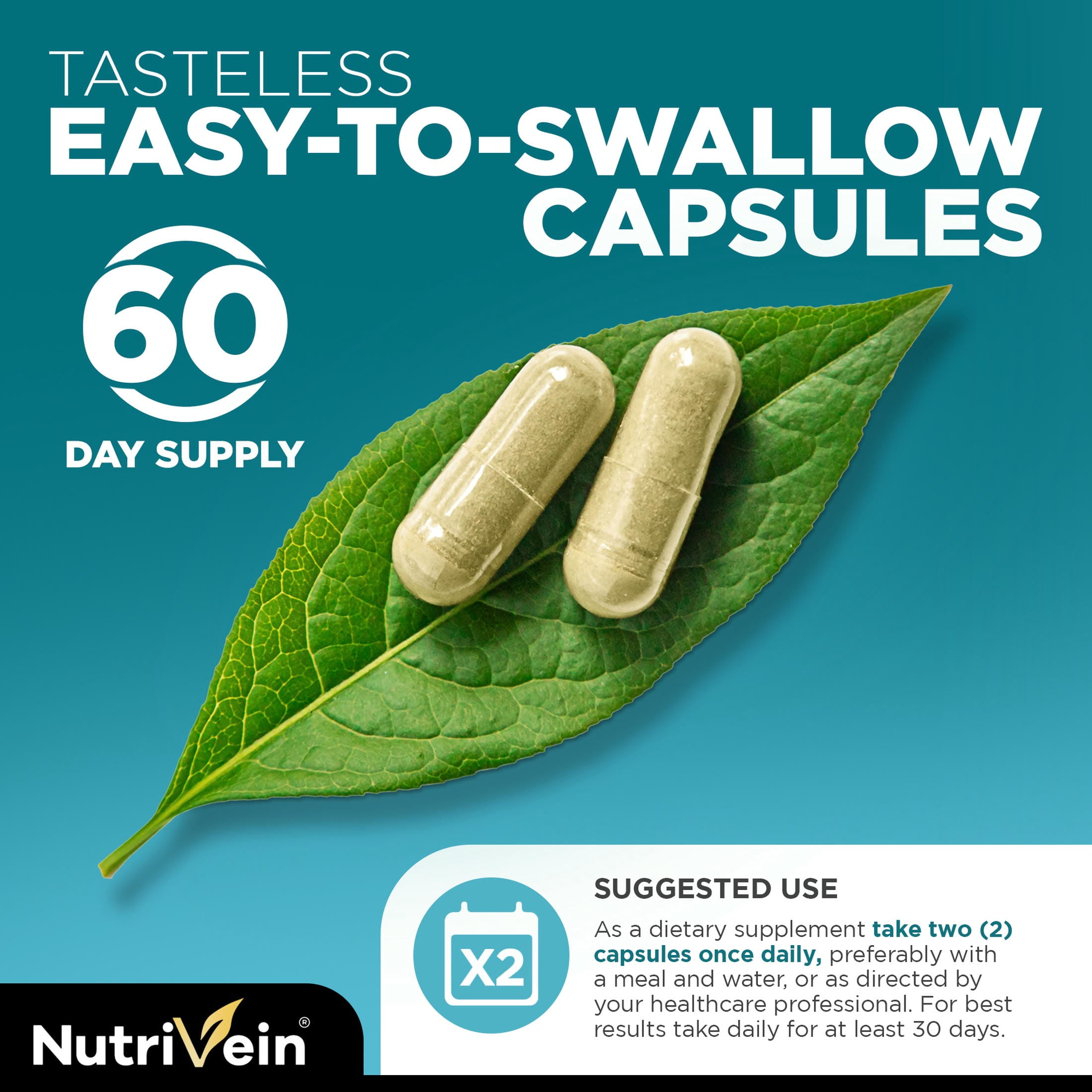 Sea Moss Capsules 1600mg - Keto Detox, Gut & Joint Support - 120 ct.