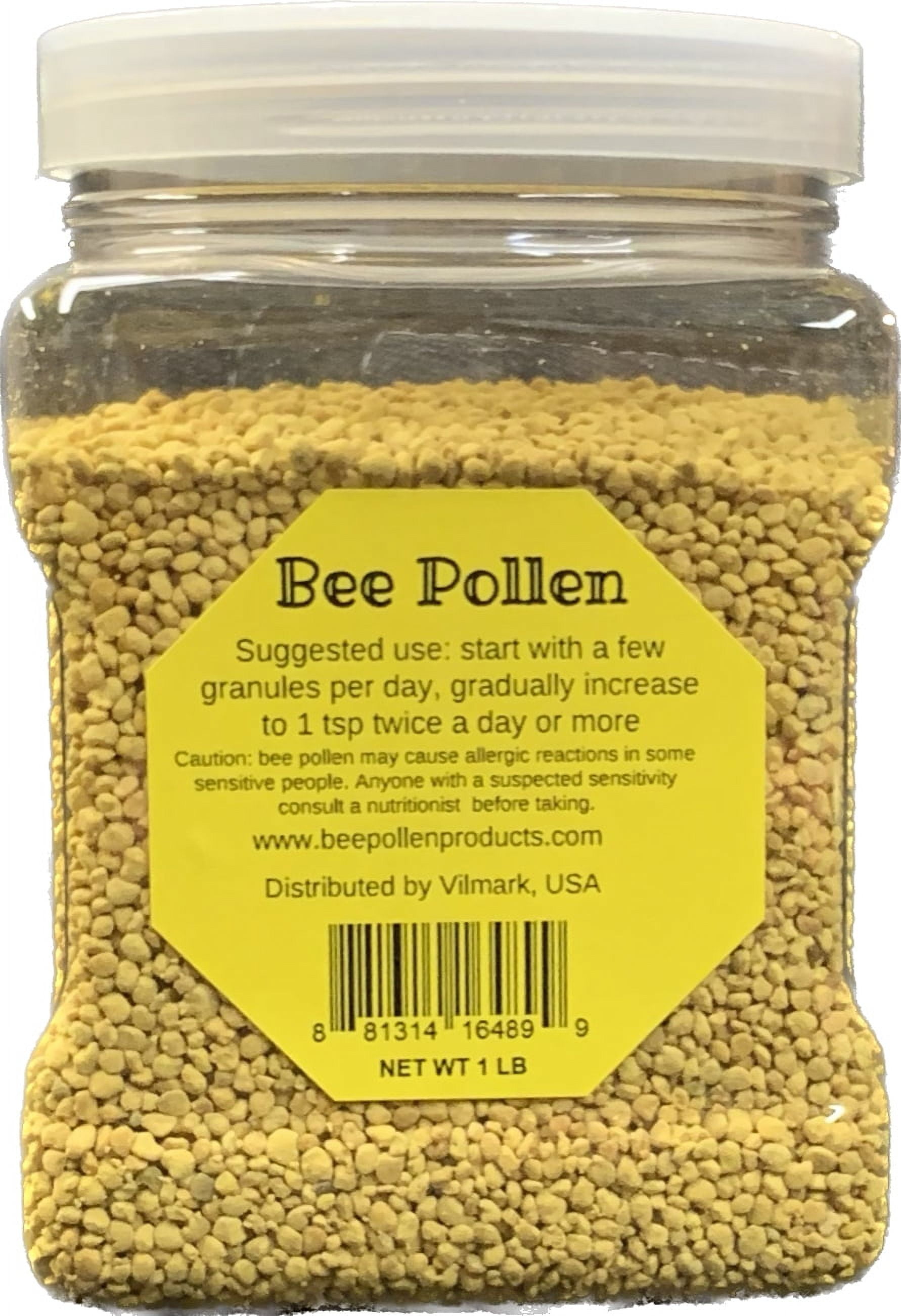BEE POLLEN GRANULES 1 LB - FDA CERTIFIED PURE NATURAL