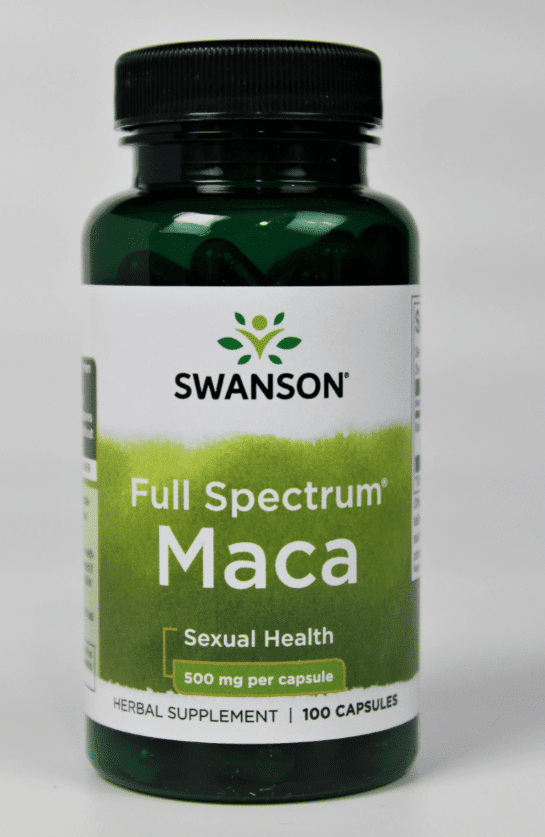 Swanson Full Spectrum Maca 500mg Vegan Capsules 2-Pack
