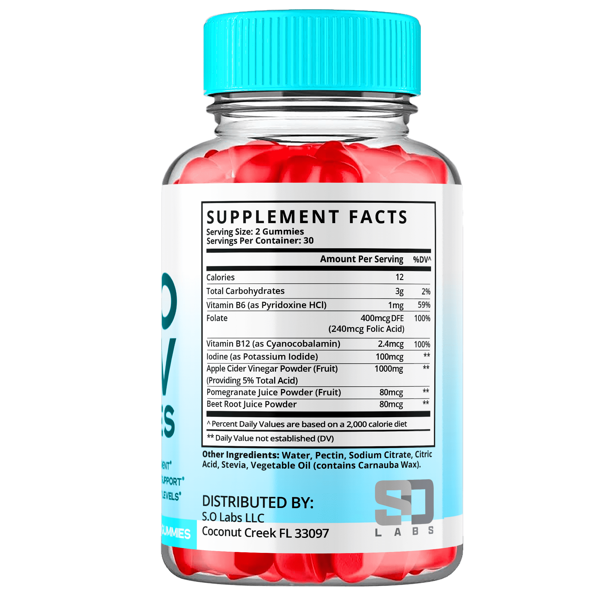 KETO GENESIS KETO ACV GUMMIES FOR WEIGHT LOSS & ENERGY BOOST - 60 GUMMIES