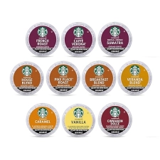 Starbucks K-Cup Coffee Pods Variety Pack for Keurig Brewers, 40 Pods