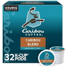 Caribou Coffee Caribou Blend Medium Roast K-Cup Pods, 32 Count