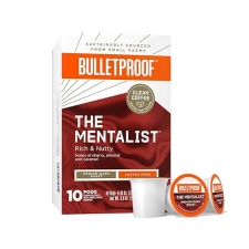 Bulletproof The Mentalist Medium-Dark Roast Pods, 10-Count 100% Arabica Coffee