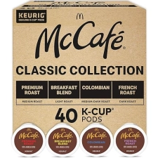 McCafe Classic Collection Variety Pack Coffee K-Cup Pods, 40 Count
