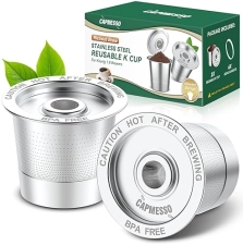 CAPMESSO Stainless Steel Reusable K Cups for Keurig 1.0 - Eco-Friendly Coffee Pods
