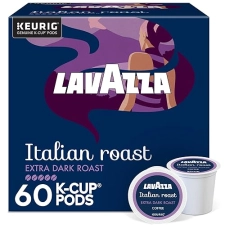 Lavazza Italian Roast Keurig K-Cup Pods, 60ct (6 Packs of 10)