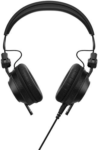 Pioneer DJ HDJ-CX On-Ear DJ Headphones Bundle - Black with Case, Stand & Polishing Cloth