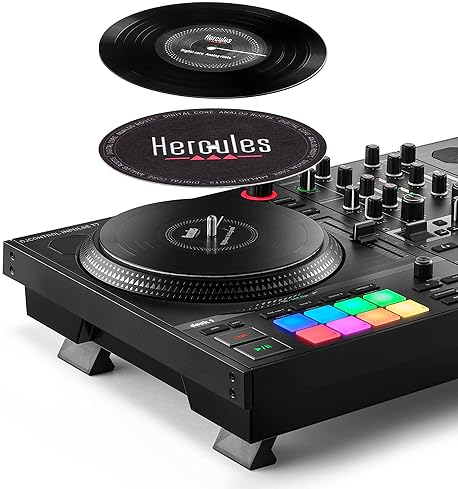 Hercules DJControl Inpulse T7: Motorized 2-Deck DJ Controller with STEMS Control, Serato DJ & DJUCED