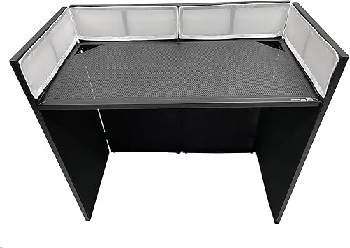 Cedarslink BEAST-8 46" DJ Facade White/Black Scrim Booth, Color Mixing, Lightweight Aluminum Build