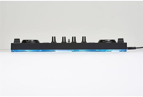 Hercules DJControl Starlight | USB DJ Controller with Serato DJ Lite, Jog Wheels, Sound Card & Light Show