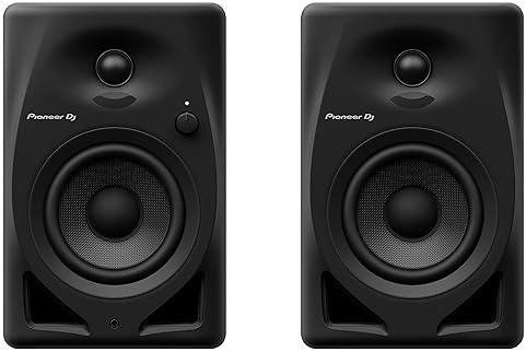 Pioneer DJ DM-40D 4" Desktop Active Monitor Speaker in Black