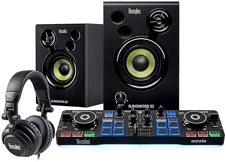 Hercules DJ Starter Kit: USB Controller, Serato DJ Lite, Speakers, Headphones