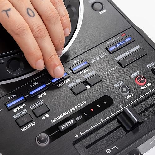 Pioneer DJ DDJ-REV5 4-Deck DJ Controller with Stem Separation - Premium Music Mixing