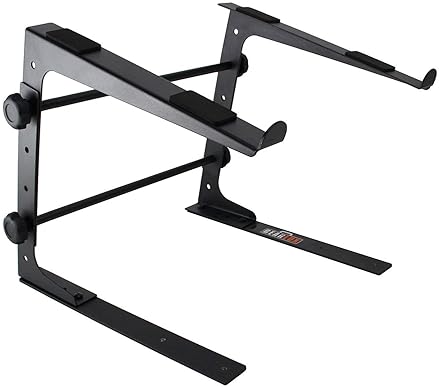 Pioneer DDJ-REV1 2-Channel DJ Controller Bundle - Black with Laptop Stand, Headphones, and Polishing Cloth