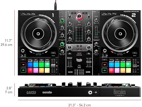 Hercules DJControl Inpulse 500: USB DJ Controller for Serato DJ & DJUCED