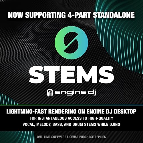 Denon DJ SC LIVE 4 Standalone DJ Controller | Stem Separation | Wi-Fi Streaming | Built-in Speakers