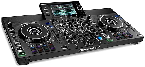 Denon DJ SC LIVE 4 Standalone DJ Controller | Stem Separation | Wi-Fi Streaming | Built-in Speakers