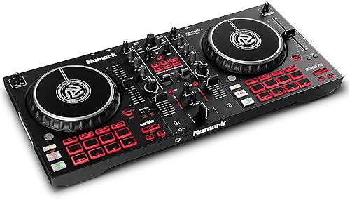 Numark Mixtrack Pro FX: 2 Deck DJ Controller with Serato DJ, Mixer, Audio Interface, Touch Jog Wheels & FX - 100 characters