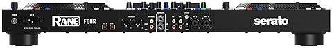 RANE FOUR Advanced 4 Channel Stems DJ Controller with 8.5" Jog Wheels and Serato DJ Pro - Internal FX Mixer (100 characters)