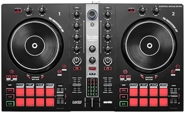Hercules DJControl Inpulse 300 MK2 USB DJ Controller with 16 Pads and Built-in Sound Card
