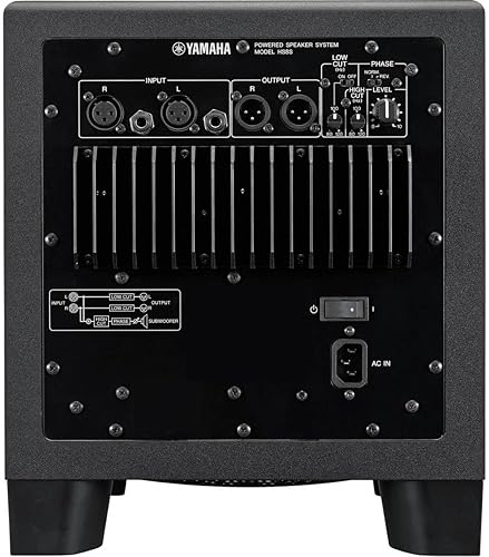 Yamaha HS8 Studio Subwoofer in Black - Premium Sound Quality