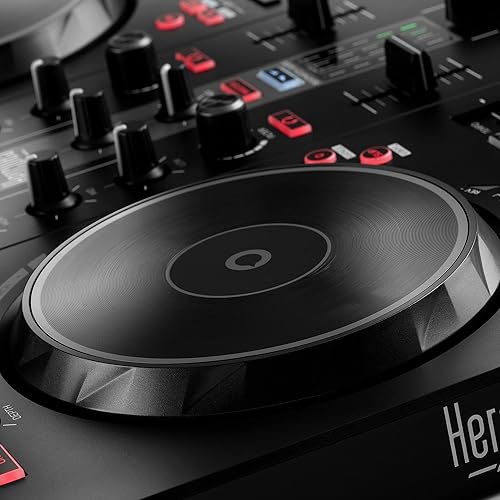 Hercules DJControl Inpulse 300 MK2 USB DJ Controller with 16 Pads, Sound Card & Software