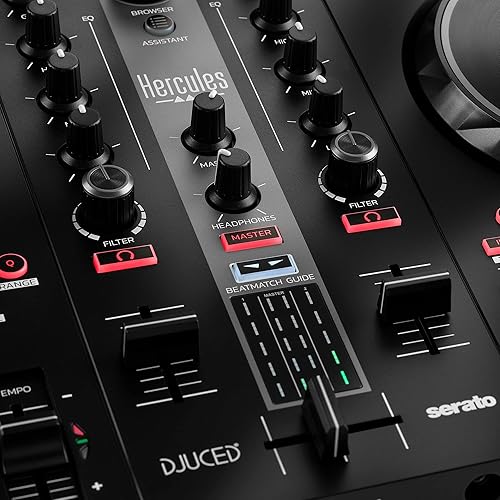 Hercules DJControl Inpulse 300 MK2 USB DJ Controller with 16 Pads, Sound Card & Software
