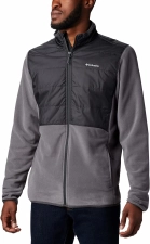 Columbia Men's Basin Butte Fleece Full Zip Jacket City Grey/Shark XXL