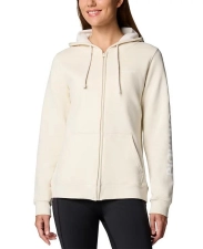 Columbia CHALK Women's Full-Zip Hoodie, Cape Lacey Graphic Design, Size US Medium