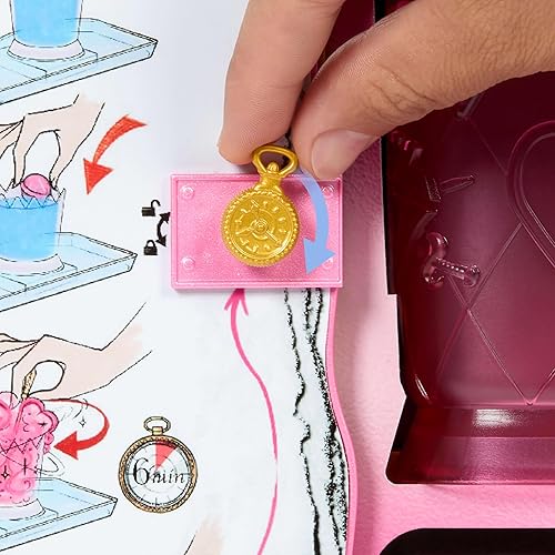 Disney Descendants: Rise of Red Doll & Playset with Sorcerer’s Cookbook - Bridget, Queen of Hearts, Fizz & Slime