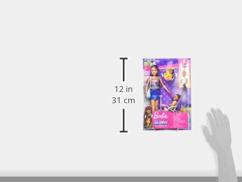 Barbie Skipper Babysitters Inc 2 Dolls & Accessories Set with Brunette Skipper Doll & Stroller