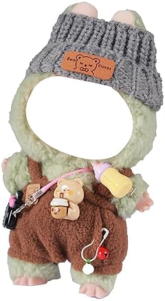 YAMASO 17CM DOLL CLOTHES SET WITH HAT, ROMPER, CAMERA BACKPACK - ACCESSORIES FOR 17CM DOLLS