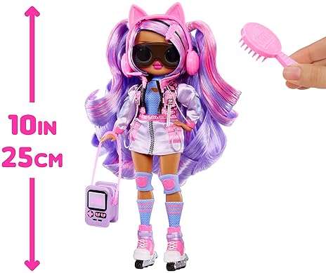 LOL Surprise OMG Ace Fashion Doll - 15 Gaming-Themed Surprises & Accessories - Ideal Gift for Kids 4+