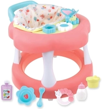 JC Toys Baby Doll Walker Gift Set for 17" Dolls | Cloth Seat & Play Accessories | Ages 2+