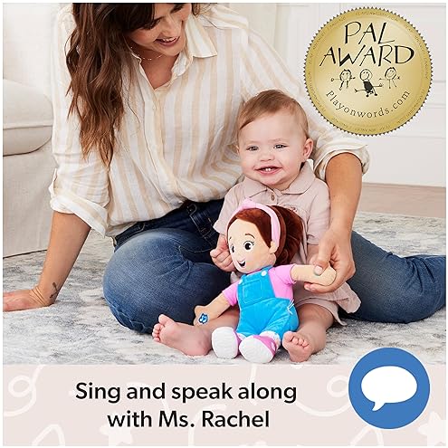 Spin Master Interactive Ms. Rachel Speak & Sing Doll - 16" Tall with Songs & Phrases - Toddler Toy for Ages 6 Months to 3+ Years