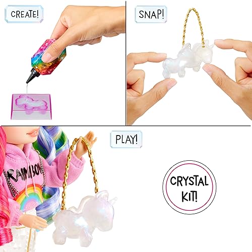 Rainbow High Crystal Fashion Doll Kit for Kids - DIY Crystal Accessory Make It Set