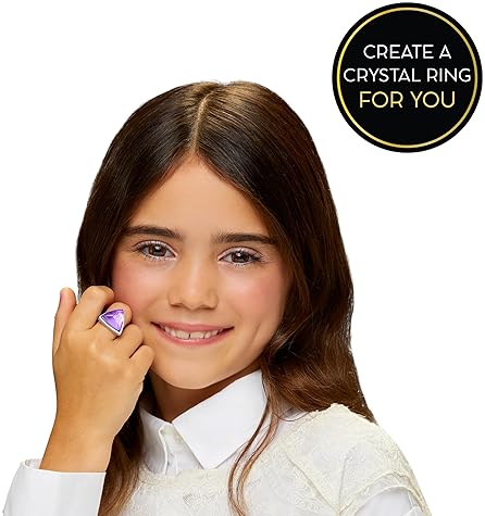 Rainbow High Creative Crystals Violet Fashion Doll - DIY Crystal Accessory Kit, Purple 11" - Perfect Kids Gift
